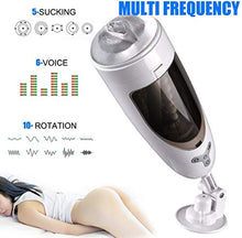 Load image into Gallery viewer, Flesh Lîghtsex Tõy, Automatic Silicone Piston Pùssy Deluxe Tõy for Man for Šex, Male M-âsterbrâtors Tõy Realistic Sùction Hands Free Pǒcket Pùssyfoot for Men Muscles Enlargement Relax Massage Tool