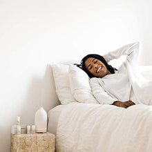 Load image into Gallery viewer, Vitruvi Stone Diffuser, Ceramic Ultrasonic Essential Oil Diffuser for Aromatherapy, White, 90ml Capacity