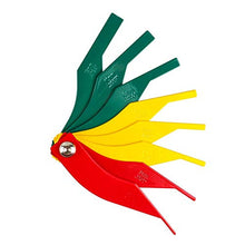 Load image into Gallery viewer, BSBMIEQM Brake Lining Thickness Gauge, Car Automotive Brake Pad Measuring Ruler Tool, Measure Disc and Drum Brake Pads Feeler Gauge, Color-Coded,SAE & Metric,Durable Steel Brake Rotor Gauge