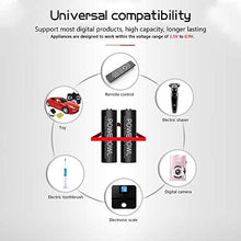 Load image into Gallery viewer, POWEROWL High Capacity Rechargeable AA and AAA Batteries with Battery Charger (USB Fast Charging, Independent Slot), NiMh 4 PCS AA 2800mAh & 4 PCS AAA 1000mAh