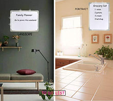 Load image into Gallery viewer, Bethone Dry Erase White Board Hanging Small Magnetic Portable Writing, Drawing & Planning Small Whiteboard for Cubicle Easy to Clean Wall Whiteboard for Office School, Kids, Home