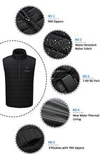 Load image into Gallery viewer, Venustas Men's Heated Vest with Battery Pack 7.4V, Heated hunting vest