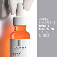 Load image into Gallery viewer, La Roche-Posay Pure Vitamin C Face Serum with Hyaluronic Acid & Salicylic Acid. Anti Aging Face Serum for Wrinkles & Uneven Skin Texture to Visibly Brighten & Smooth. Suitable for Sensitive Skin