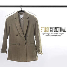 Load image into Gallery viewer, Utopia Home Premium Velvet Hangers - Pack of 50-360-degree rotatable Hook - Durable & Slim - Non Slip Hangers for Coat Hangers - Pant Hangers - Black