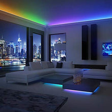 Load image into Gallery viewer, GALYGG 44 Key IR Remote Controller Wireless Kit with DC 12V 2A Power Supply Adapter, for 2835 3528 5050 RGB LED Strip Lights Flexible Tape Lighting