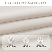 Load image into Gallery viewer, Hiiiman Solid Rod Pocket Top Winking Bumblebee Cartoon Doodle W72 x L63 Blackout Curtains for Living Room