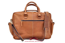 Load image into Gallery viewer, Buffalo Hunter Leather Briefcase Messenger Bag compartment bag Tour bag office bag Laptop leather bag for unisex by Vintage House USA