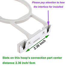 Load image into Gallery viewer, 4 Pcs Premium Embroidery Hoops for Brother PE800 SE1900 PE770 780D PE700 PC6500 Brother Innovis 1250 700 Babylock Embroidery Machine Hoop