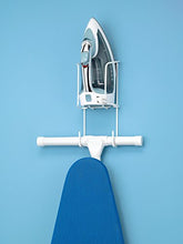 Load image into Gallery viewer, Whitmor Wire Over The Door Ironing Caddy - Iron and Ironing Board Storage Organizer