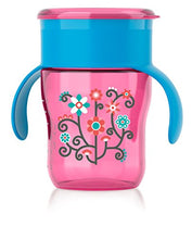Load image into Gallery viewer, Philips Avent My Natural Drinking Cup 9oz, 2pk, Pink/Blue, SCF782/56