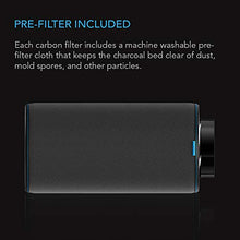 Load image into Gallery viewer, AC Infinity Air Carbon Filter 6" with Premium Australian Virgin Charcoal, for Inline Duct Fan, Odor Control, Hydroponics, Grow Rooms
