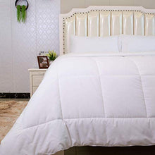 Load image into Gallery viewer, ilavande White Queen Comforter,Full Fluffy Soft Down Alternative Comforter,Warm Lightweight Duvet Insert,All-Season White Quilted Comforter-Machine Washable-Queen Size Comforter 90"x90"