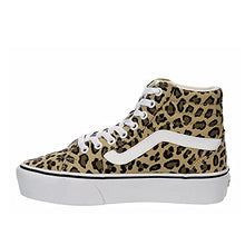 Load image into Gallery viewer, Vans Unisex Filmore High Top Platform Sneaker - Antique White Leopard 7.5