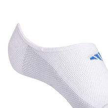 Load image into Gallery viewer, adidas Men's Superlite Stripe No Show Socks (3-Pair), White/ Light Onix/ Medium Lead, Large