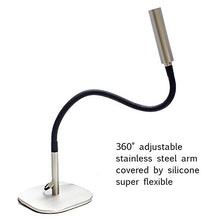 Load image into Gallery viewer, acegoo Bedside Reading Light Dimmable LED Desk Lamp with Bendable Neck Rotatable Light Source, Portable Minimalist Task Table Light for Kids/Bedrooms/Office/Dorm/Computers, Lamp Head Touch Control