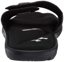 Load image into Gallery viewer, Under Armour Men's Ignite VI SL Slide Sandal, Black (003)/Black, 14 M US