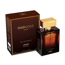 Load image into Gallery viewer, Liberty LUXURY Oud Perfume (100ml / 3.4 Oz) for Men 24 Hours, Long Lasting Smell, Eau de Parfum (EDP) - (OudGold)