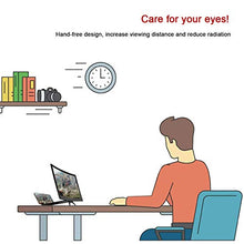 Load image into Gallery viewer, 12'' 3D Curve Screen Magnifier for Cell Phone, HD Amplifier Projector Magnifing Screen Enlarger for Movies, Videos, and Gaming with Foldable Stand Compatible with All Smartphones (Black, 12 inch)