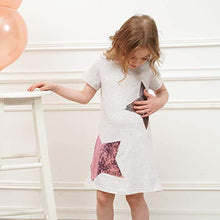 Load image into Gallery viewer, DXTON Toddler Girls Dresses Summer Short Sleeves Dresses Outfits SH5881 5T