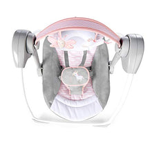 Load image into Gallery viewer, Ingenuity Comfort 2 Go Portable Swing Flora Compact Swing with TrueSpeed