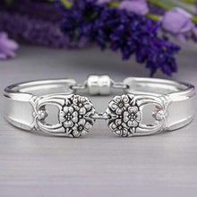 Load image into Gallery viewer, Antique Silverware Spoon Jewelry Eternally Yours 1941 Medium