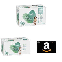 Load image into Gallery viewer, Size 5, 132 Count - Pampers Pure Disposable Baby Diapers, with Size 6, 108 Count - Pampers Pure Disposable Baby Diapers, and Amazon.com $20 Gift Card in a Greeting Card (Madonna with Child Design)