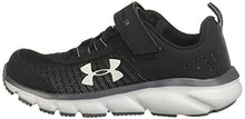 Load image into Gallery viewer, Under Armour Unisex Little Kid Pre School Assert 8 Alternate Closure , Black (001)/Mod Gray , 2