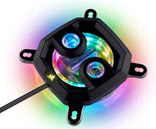 Load image into Gallery viewer, Corsair Hydro X Series XH305i Hardline Water Cooling Kit with/incl XC7 CPU Water Block, XR5 360mm Radiator, XD5 Pump Res and iCUE QL120 RGB Fans