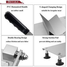 Load image into Gallery viewer, BAOSHISHAN Manual Frozen Meat Slicer Household Slicing Machine Cutter Stainless Steel for Mutton Beef Roll Bacon Cheese Vegetable Hot Pot Helper ZB-208B
