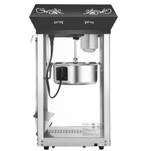 Load image into Gallery viewer, 6127 Great Northern Popcorn Black GNP-800 All-Star Popcorn Popper Machine & Cart, 8oz