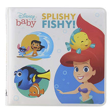 Load image into Gallery viewer, Disney Baby Moana, Little Mermaid, Finding Nemo and More!- Splishy Fishy! Bath Book - PI Kids