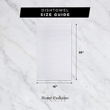 Load image into Gallery viewer, Ribbed Terry Kitchen Dish Towels (16x26" Set of 6 - Assorted Red & White) Absorbent & Durable for Wiping Down Countertops, Dusting, or Drying Dishes