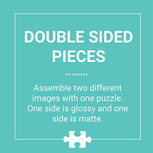 Load image into Gallery viewer, Galison Monet 500 Piece Double Sided Jigsaw Puzzle for Adults and Families, Classic Art Puzzle with Art from Monet on Both Sides, Multicolor (735358133)