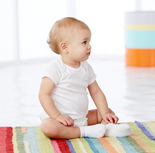 Load image into Gallery viewer, Gerber Unisex-Baby Newborn 3 Pack Pullon Short Sleeve Shirt, White, 6-9 Months