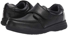 Load image into Gallery viewer, Nunn Bush Men Cam Strap Hook and Loop Casual Loafer Lightweight Slip On, Black Tumbled, 11 X-Wide US