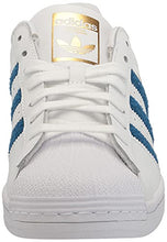 Load image into Gallery viewer, adidas Originals Men's Superstar Sneaker, White/Gold Metallic, 10.5