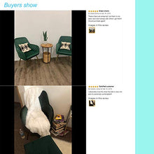 Load image into Gallery viewer, Lansen Furniture Modern Living Dining Room Accent Arm Chairs Club Guest with Gold Metal Legs (2, Green)