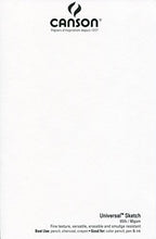 Load image into Gallery viewer, Canson 702-193 Universal Sketch Pad, Side Wire Bound, 11” x 14”, White