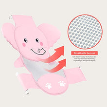 Load image into Gallery viewer, AIR&TREE Baby Bath Seat Support Net, Quick Drying, Adjustable, Comfortable, Non-Slip, Infant Bathtub Sling Shower Mesh for a Tub, with Safety Support Corner (Pink Elephant)