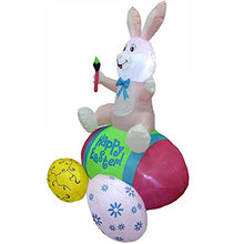 Load image into Gallery viewer, Impact Canopy Inflatable Outdoor Easter Decoration, Easter Bunny and Eggs, 5 Feet Tall
