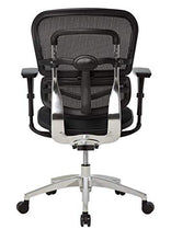 Load image into Gallery viewer, WorkPro 12000 Series Ergonomic Mesh/Fabric Mid-Back Manager's Chair, Black/Chrome