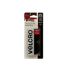 Load image into Gallery viewer, VELCRO Brand - Industrial Strength | Indoor & Outdoor Use | Superior Holding Power on Smooth Surfaces | Size 4ft x 2in | Tape, Black - Pack of 1, (Model: 90593)