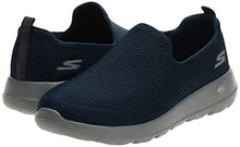 Load image into Gallery viewer, Skechers mens Go Walk Max-athletic Air Mesh Slip on Walking Shoe Sneaker, Navy/Gray, 10 X-Wide US