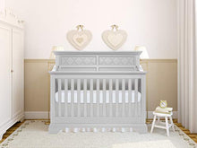 Load image into Gallery viewer, Sweetpea Baby Fairview 4-in-1 Convertible Crib in Silver Grey Pearl, Greenguard Gold Certified