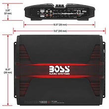 Load image into Gallery viewer, BOSS Audio Systems PF1800 4 Channel Car Amplifier - 1800 Watts, Full Range, Class A-B, 2-4 Ohm Stable, Mosfet Power Supply, Bridgeable