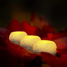 Load image into Gallery viewer, FURORA LIGHTING Flameless Silver Candles Battery Operated with Timer, Real Wax Flickering LED Round Candles, Decorative Ball Candles for Wedding Decor, Electric Candles for Home Decoration Accents