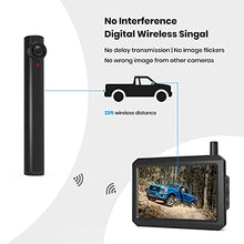Load image into Gallery viewer, AUTO-VOX TW1 Truly Wireless Backup Camera, 5Mins DIY Installation, 720P Super Night Vision Rear View Camera and 5'' LCD Monitor with Digital Signal, 2 Channel Support to Monitor/Reverse for Car/Truck