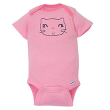 Load image into Gallery viewer, Gerber Baby Girls' 4-Pack Short Sleeve Onesies Bodysuits (3-6 Months, Pink)