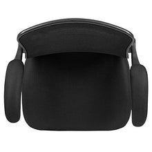 Load image into Gallery viewer, Flash Furniture Mid-Back Black Mesh Ergonomic Drafting Chair with Adjustable Foot Ring and Flip-Up Arms