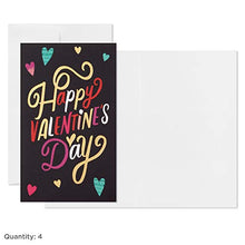 Load image into Gallery viewer, Hallmark Kids Mini Valentines Day Cards Assortment, 12 Cards with Envelopes (Gold Foil Happy Hearts)